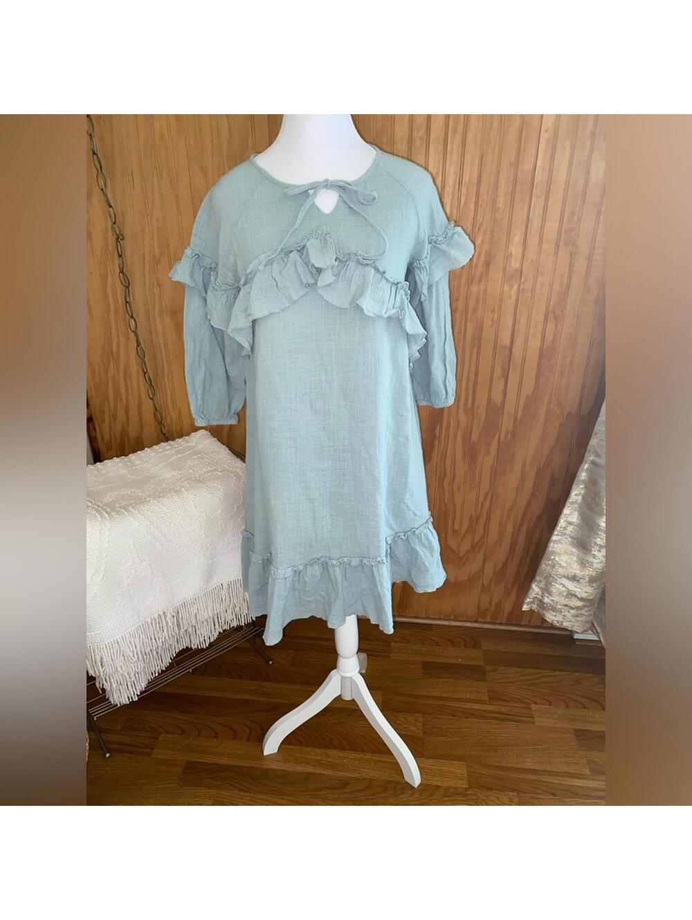 Hayden Cotton Ruffle Dress